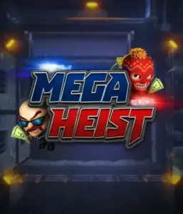 Get ready for the exciting world of the Mega Heist game by Relax Gaming, featuring quirky characters ready to pull off a daring robbery. This image captures the excitement of the heist with its striking logo and a mysterious vault backdrop. Ideal for players looking for a heist adventure, providing a gripping gaming experience. 