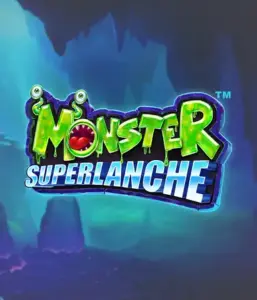 Explore the eerie depths with the Monster Superlanche game by Pragmatic Play, featuring a vivid and playful monster logo before a foggy cave background. This image portrays the thrilling experience of a monster-themed game, perfect for fans of monster slots, providing a unique play experience. 